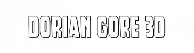 Dorian Gore 3D  免费字体下载