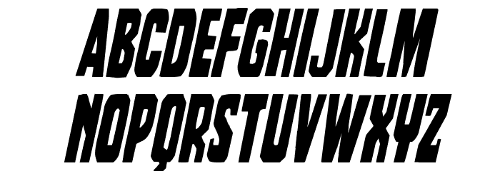 Dorian Gore Condensed Italic Font LOWERCASE