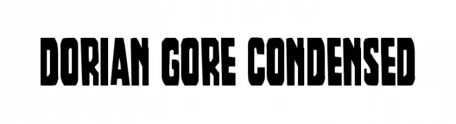 Dorian Gore Condensed  Fuentes Gratis Descargar