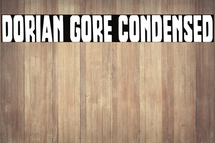 Dorian Gore Condensed Example 2