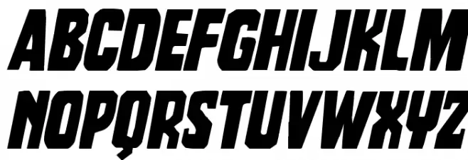 Dorian Gore Expanded Italic Polices MINUSCULES
