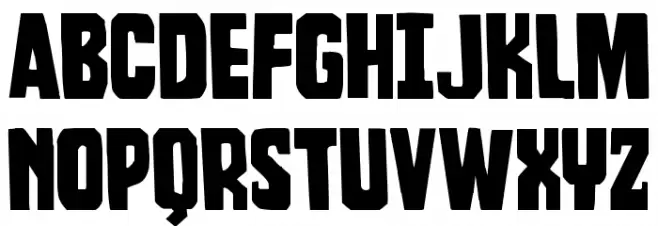 Dorian Gore Expanded Schriftart Groß