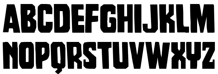 Dorian Gore Expanded Font LOWERCASE