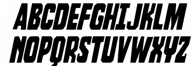 Dorian Gore Italic 字体 大写