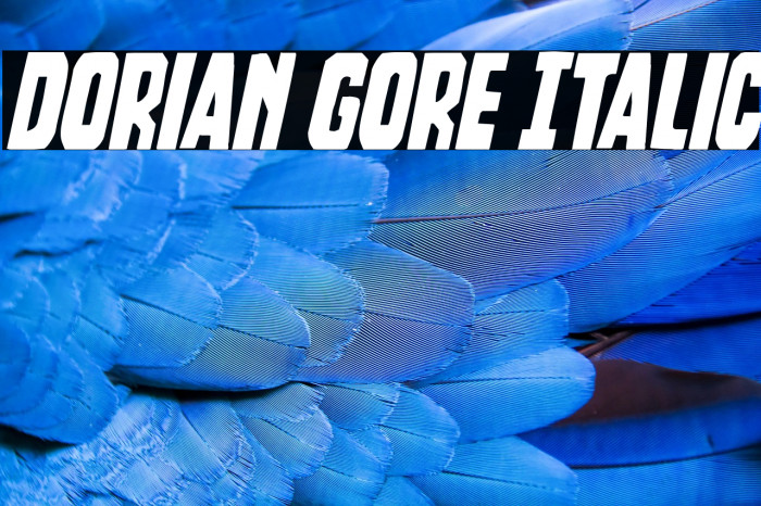 Dorian Gore Italic Example 2