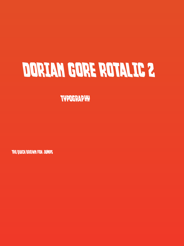 Dorian Gore Rotalic 2 Poster
