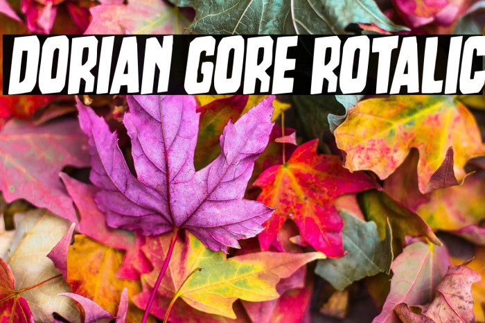 Dorian Gore Rotalic Example 1