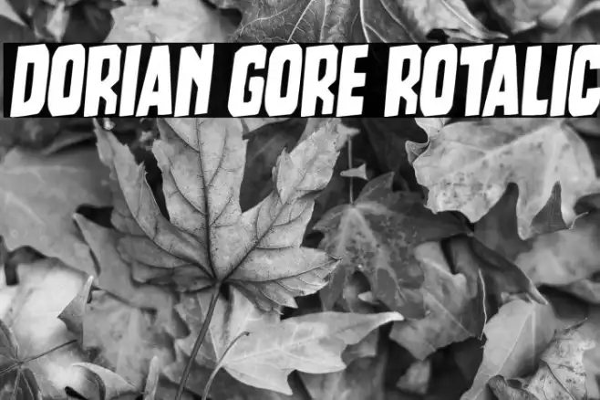 Dorian Gore Rotalic Example 1
