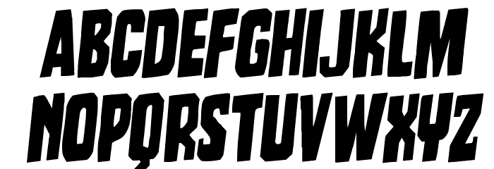 Dorian Gore Rotalic Font LOWERCASE