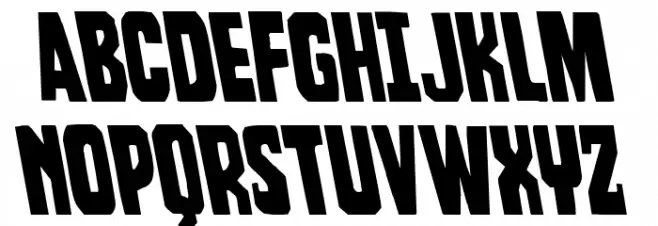 Dorian Gore Semi-Leftalic Fonte MAIÚSCULAS