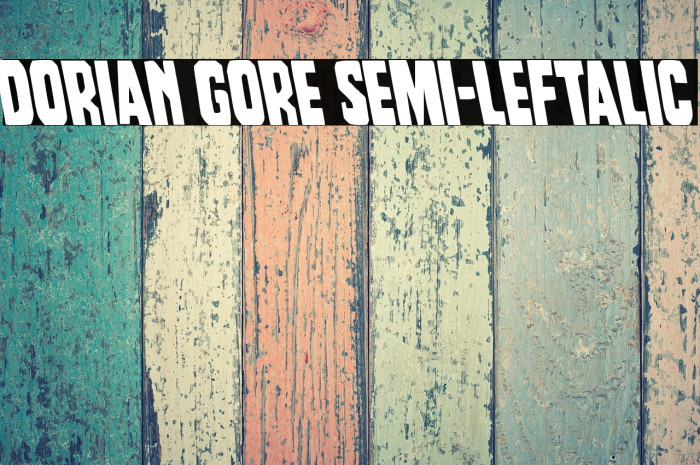 Dorian Gore Semi-Leftalic Example 2