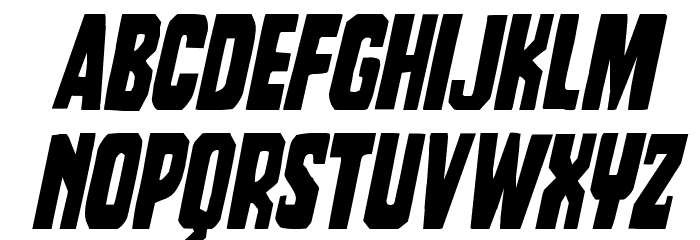 Dorian Gore Staggered Italic Font LOWERCASE