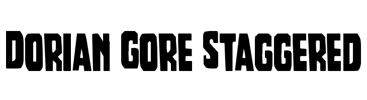Dorian Gore Staggered  免费字体下载