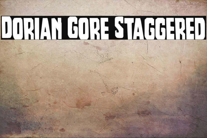 Dorian Gore Staggered Example 1