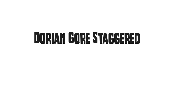 Dorian Gore Staggered Logo