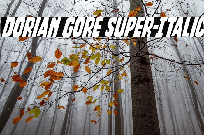 Dorian Gore Super-Italic Example 3