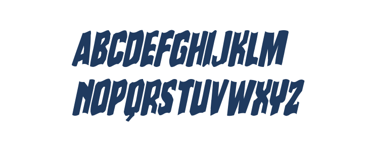 Dorian Gore Wavy 2 Italic Lowercase