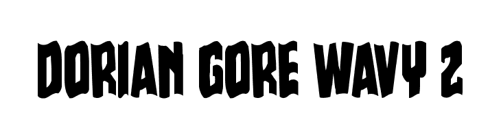 Dorian Gore Wavy 2  नि: शुल्क फ़ॉन्ट्स डाउनलोड