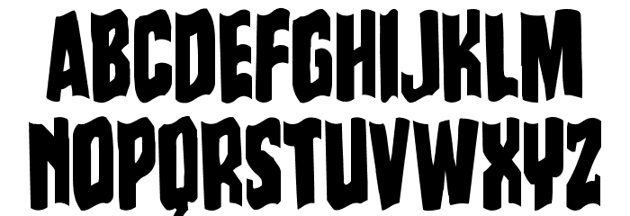 Dorian Gore Wavy 2 Font LOWERCASE