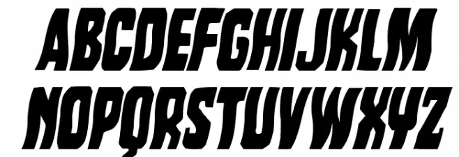 Dorian Gore Wavy Italic フォント 小文字