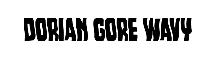 Dorian Gore Wavy  font caratteri gratis