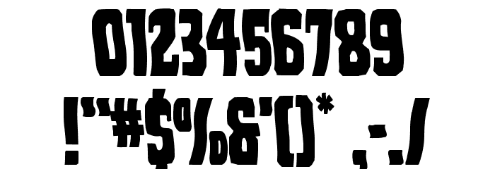 Dorian Gore Wavy Font OTHER CHARS