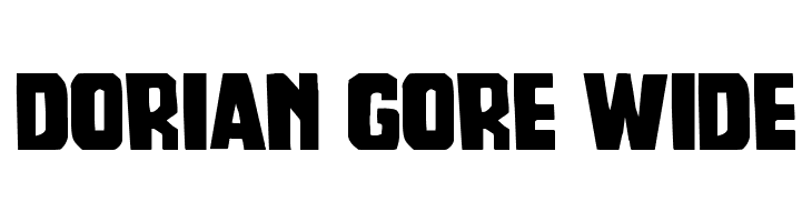 Dorian Gore Wide  Descarca Fonturi Gratis