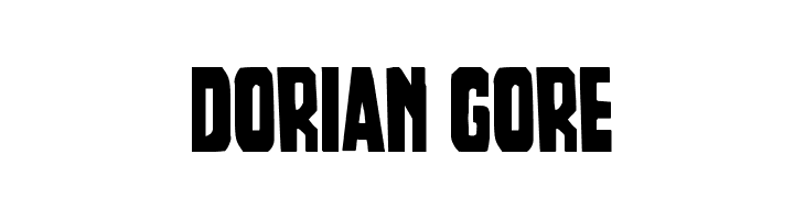 Dorian Gore  नि: शुल्क फ़ॉन्ट्स डाउनलोड