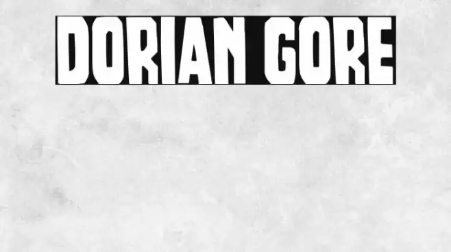 Dorian Gore Font examples