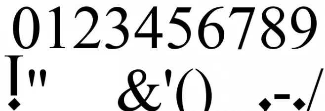 Dorian Gray Font OTHER CHARS