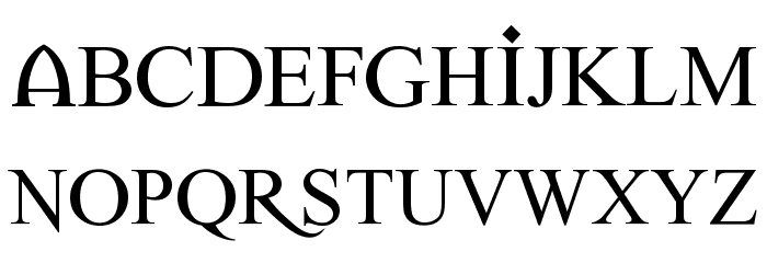 Dorian Gray Font LOWERCASE
