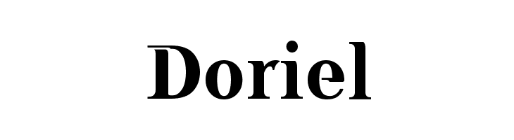 Doriel  font caratteri gratis