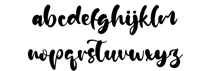 Doris Debra Font LOWERCASE