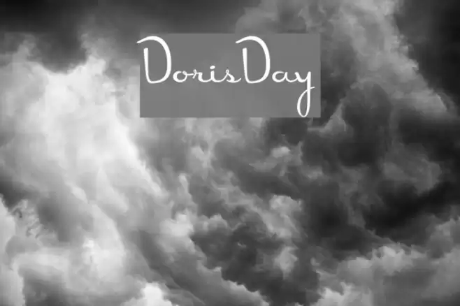DorisDay Font examples