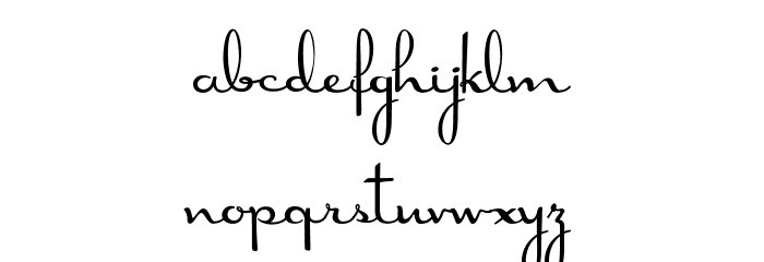 DorisDay Font Litere mici