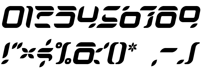 DorisOrange Italic Font OTHER CHARS