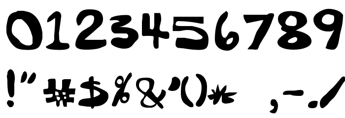 Dorkbutt Font OTHER CHARS