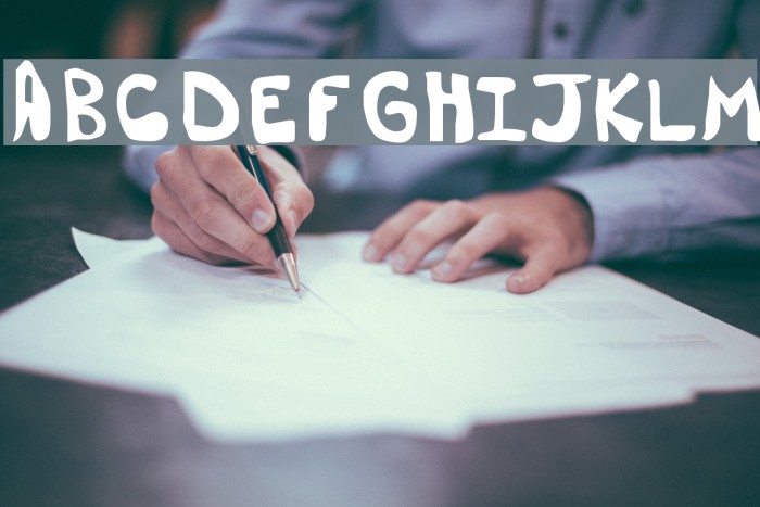Dorkbutt Font examples