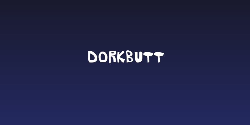 Dorkbutt Social Header