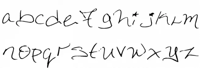 DorkifiedDistortion 字体 小写
