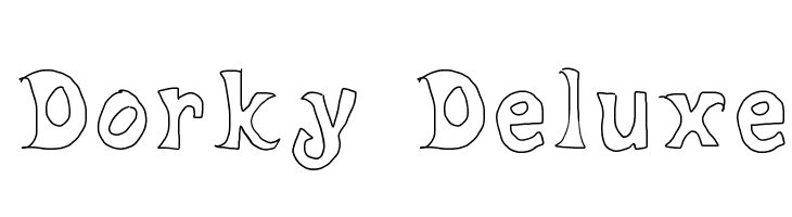 Dorky Deluxe  Frei Schriftart Herunterladen