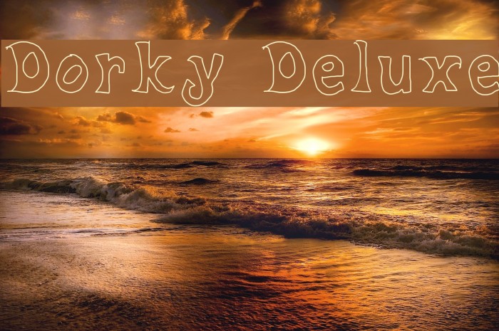 Dorky Deluxe Font examples