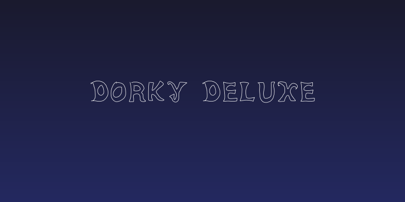Dorky Deluxe Social Header