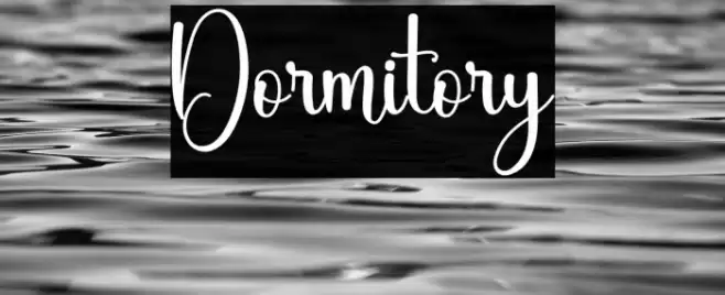 Dormitory 字体 examples