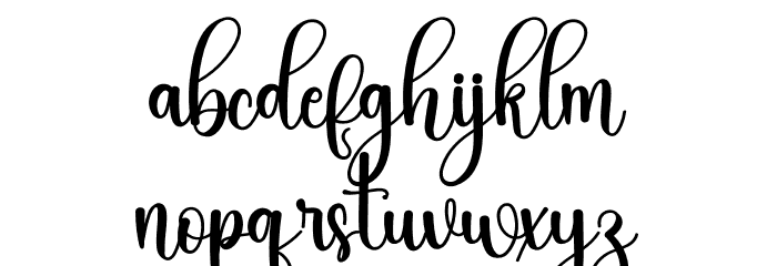 Dormitory Font LOWERCASE