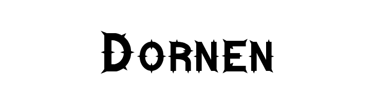 Dornen Font