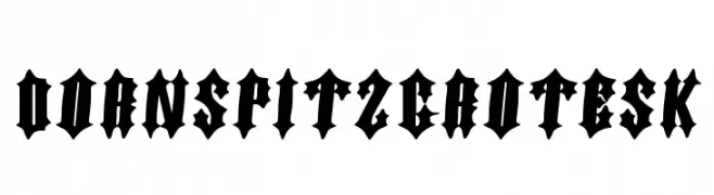 DornspitzGrotesk 