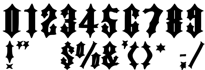 DornspitzGrotesk Font OTHER CHARS