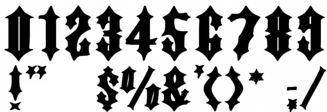 DornspitzGrotesk Font OTHER CHARS