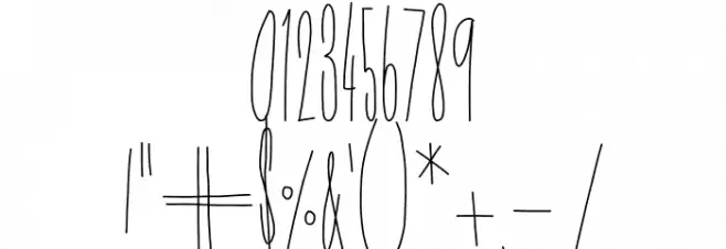 Dorothy Miranda Font OTHER CHARS